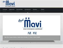 Tablet Screenshot of maviailedanismamerkezi.com